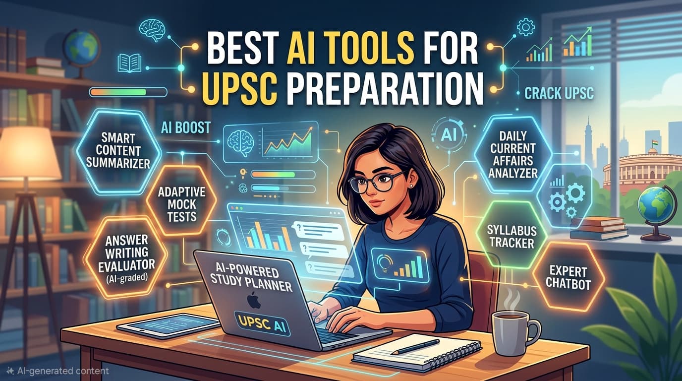 Best AI Tools for UPSC Preparation in 2026: 7 AI Tools That Actually Help